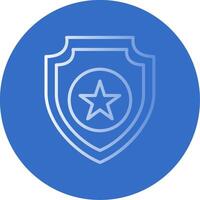 Badge Flat Bubble Icon vector