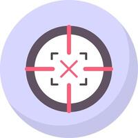 Scope Flat Bubble Icon vector