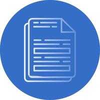 File Flat Bubble Icon vector