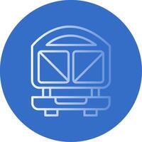 Sandwich Press Flat Bubble Icon vector
