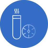 Heating Flat Bubble Icon vector