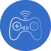 Controller Flat Bubble Icon vector