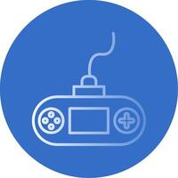 Console Flat Bubble Icon vector