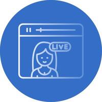 Flat Bubble Icon vector