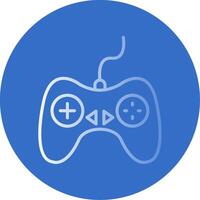 Controller Flat Bubble Icon vector