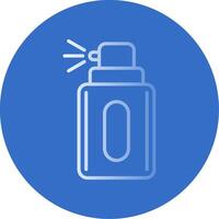 Deodorant Flat Bubble Icon vector