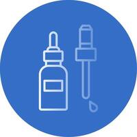 Serum Flat Bubble Icon vector