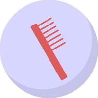 Comb Flat Bubble Icon vector