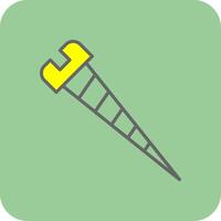 Screw Filled Yellow Icon vector