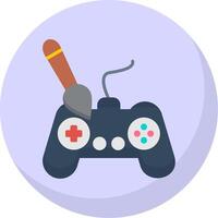 Controller Flat Bubble Icon vector