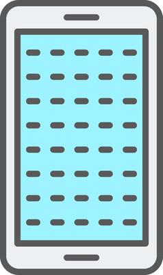 E Learning Line Filled Light Icon