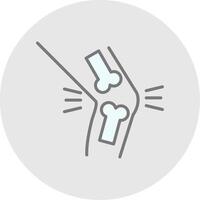 Orthopedics Line Filled Light Icon vector