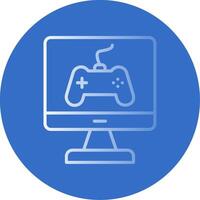 Game Flat Bubble Icon vector