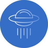 Ovni Flat Bubble Icon vector