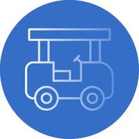 Transport Flat Bubble Icon vector