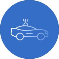 Car Flat Bubble Icon vector