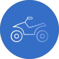 Quad Flat Bubble Icon vector