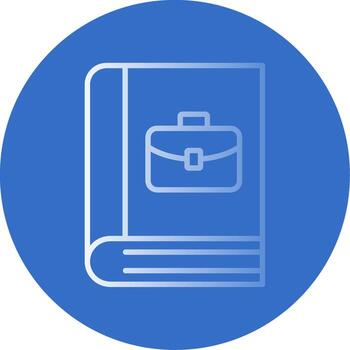 Book Flat Bubble Icon vector