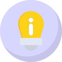 Information Flat Bubble Icon vector