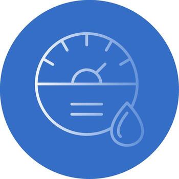 marcar plano burbuja icono vector