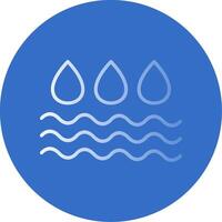 Water Flat Bubble Icon vector