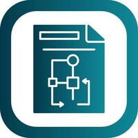 Document Filled Yellow Icon vector