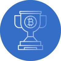 Block Reward Flat Bubble Icon vector