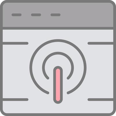 Browser Line Filled Light Icon