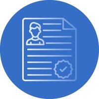 Alert Sign Flat Bubble Icon vector