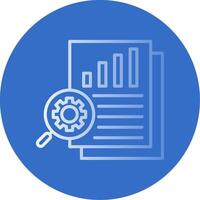 Jackhammer Flat Bubble Icon vector
