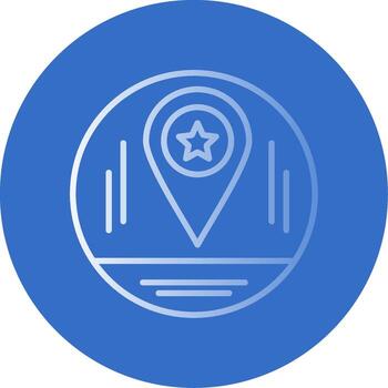 Map Marker Flat Bubble Icon vector