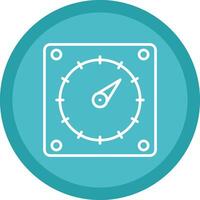 Timer Line Multi Circle Icon vector