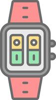 Switches Line Filled Light Icon vector