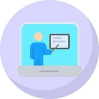 OnFlat Bubble Education Flat Bubble Icon vector