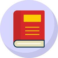 Book Flat Bubble Icon vector