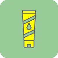 Toner Filled Yellow Icon vector