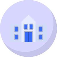 University Flat Bubble Icon vector