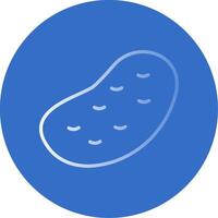 Potato Flat Bubble Icon vector