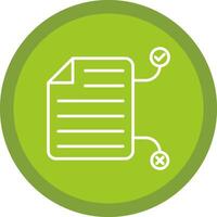 Tasks Line Multi Circle Icon vector