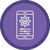 Settings Line Multi Circle Icon vector