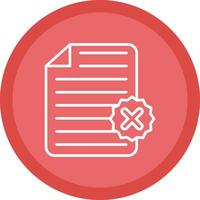 File Line Multi Circle Icon vector