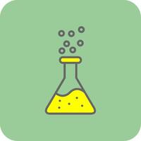 Chemicals Filled Yellow Icon vector