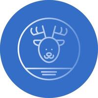 Fauna Flat Bubble Icon vector