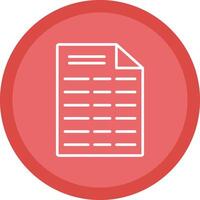 File Line Multi Circle Icon vector