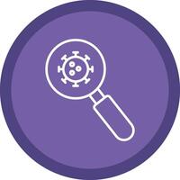 Detection Line Multi Circle Icon vector