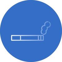 Smoking Flat Bubble Icon vector