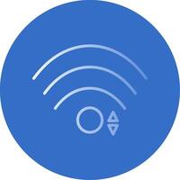 Wifi Flat Bubble Icon vector