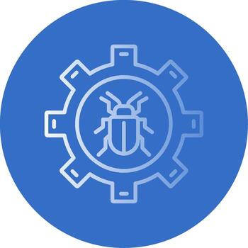 ajuste plano burbuja icono vector