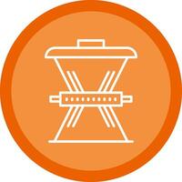 Waste Reduction Line Multi Circle Icon vector