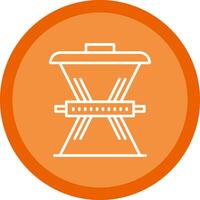 Waste Reduction Line Multi Circle Icon vector